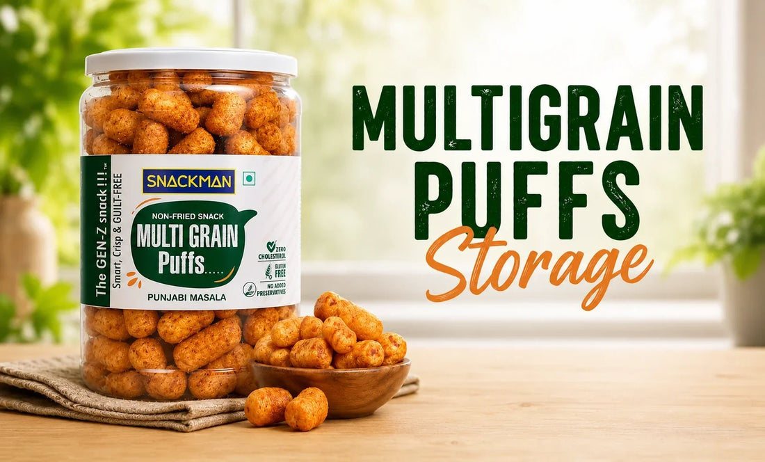 Multigrain Puffs Storage.
