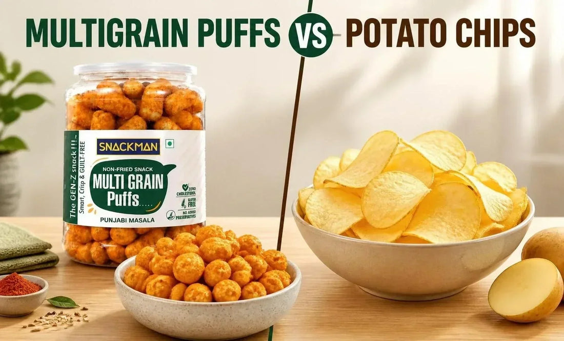 Multigrain Puffs vs Potato Chips