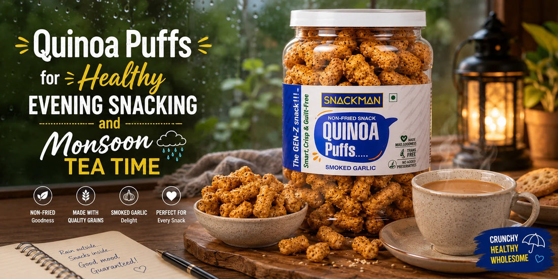 Quinoa Puffs for Healthy Evening Snacking