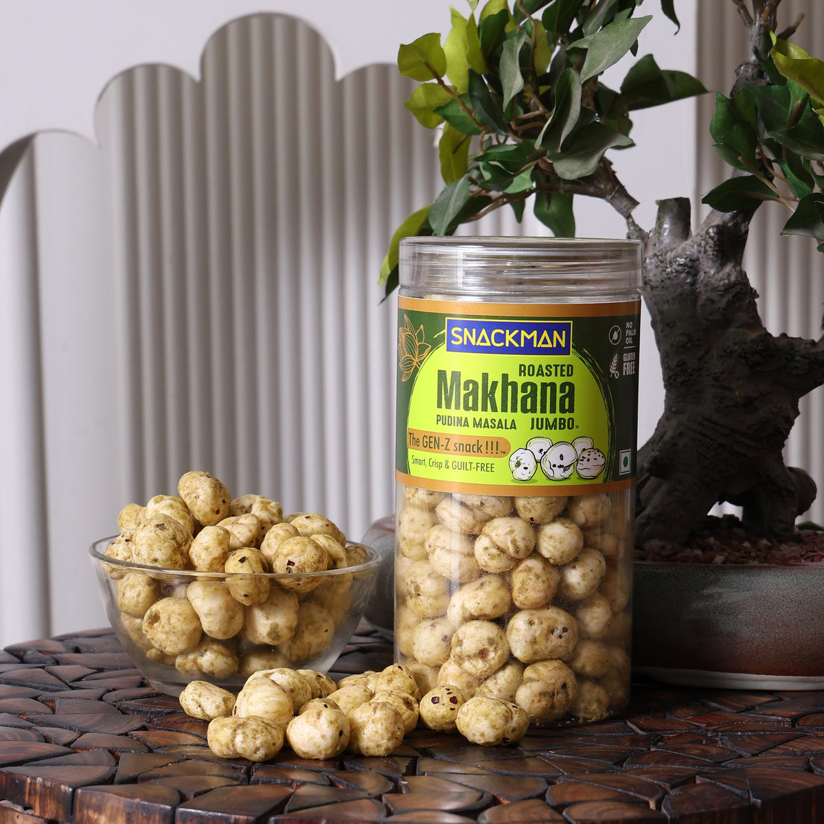 Roasted Makhana (Pudina Masala)