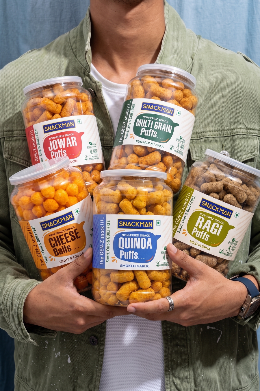 Spicy puffs trail mix